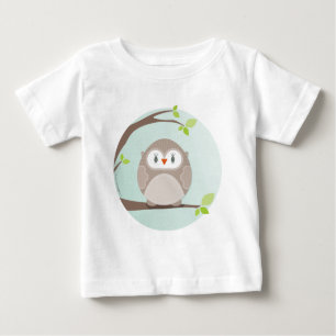 ZUHAUSE-SÜSSES ZUHAUSE:: Eule in einem Baum 1 Baby T-shirt
