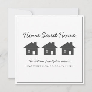 Zuhause-süßes Zuhause haben wir das neues Ankündigung