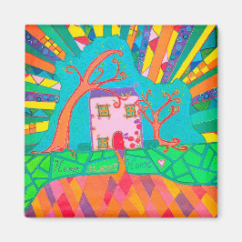 Zuhause-Süßes Zuhause Magnet