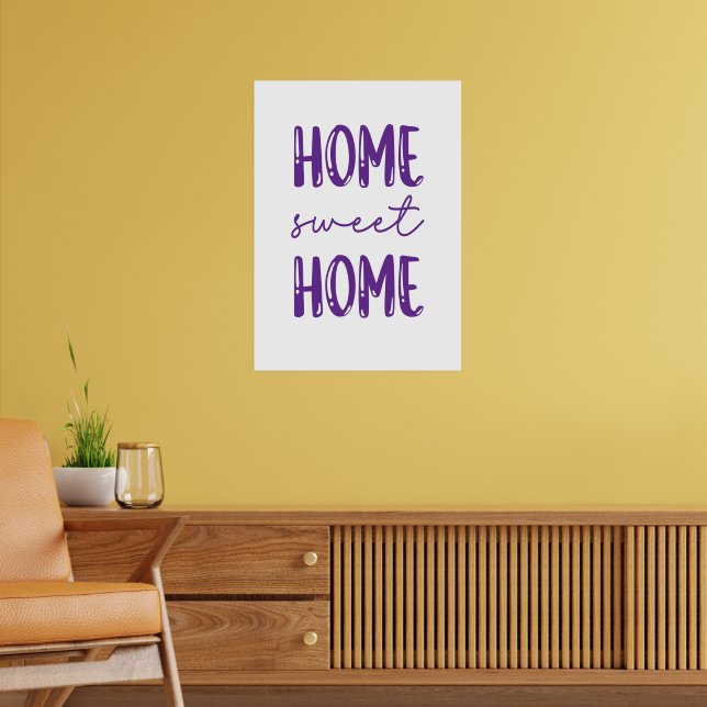 Zuhause-Süßes Zuhause Poster (Wohnzimmer 2)
