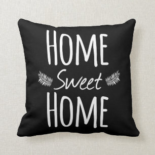 Zuhause-süßes Zuhause-Typografie-Kissen Kissen