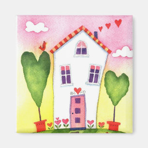 Zuhause-Süßmagnet für Zuhause Magnet