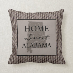 Zuhause Sweet Alabama Imitats Weave Kissen