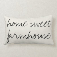 Zuhause Sweet Farmhouse | Lumbalkissen