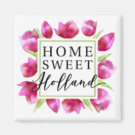 Zuhause Sweet Holland: Pink Tulips Dutch Tulpen Ge Magnet
