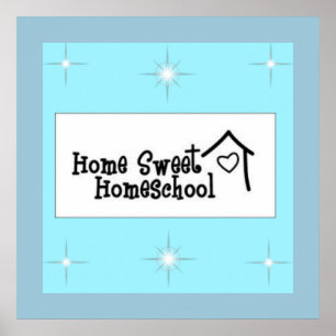 Zuhause Sweet Homeschool Poster