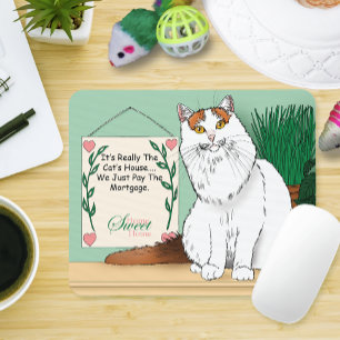 Zuhause Sweet Kitty Zuhause Mousepad