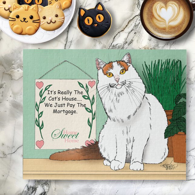Zuhause Sweet Kitty Zuhause Puzzle (Von Creator hochgeladen)
