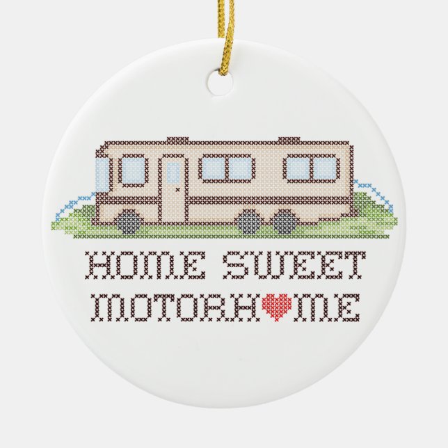 Zuhause Sweet Motor Zuhause Ornament (Vorne)