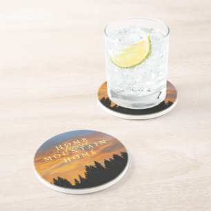 Zuhause Sweet Mountain Zuhause Drink Untersetzer