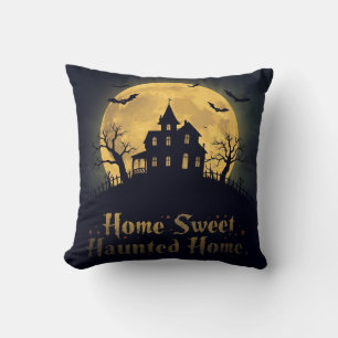 Zuhause Sweet Spuk Zuhause Halloween Kissen