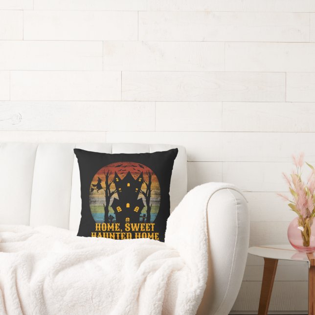 ZUHAUSE SWEET SPUK ZUHAUSE lustige halloween Kissen (Liege)
