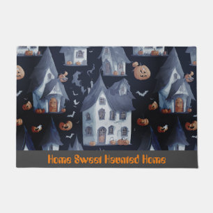 Zuhause Sweet Spuk Zuhause Personalisiert Hallowee Fußmatte