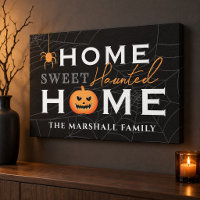 Zuhause Sweet Spuk Zuhause Personalisiert Hallowee