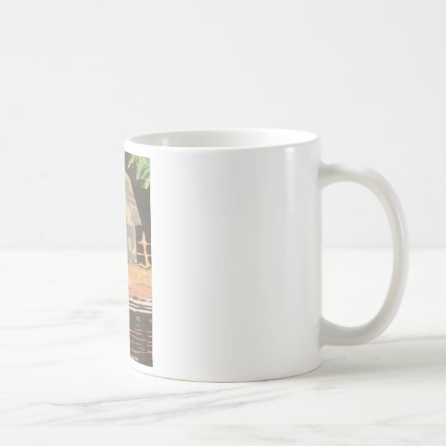 Zuhause Sweet Zuhause Art Print Tasse (Rechts)