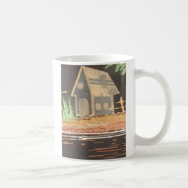 Zuhause Sweet Zuhause Art Print Tasse (Rechts)