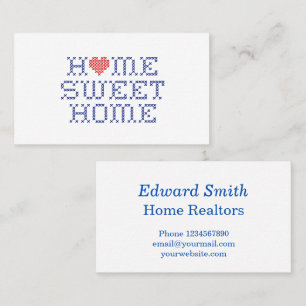 Zuhause Sweet Zuhause Business Card Visitenkarte