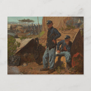 Zuhause, Sweet Zuhause, c.1863 (Öl auf Leinwand) Postkarte