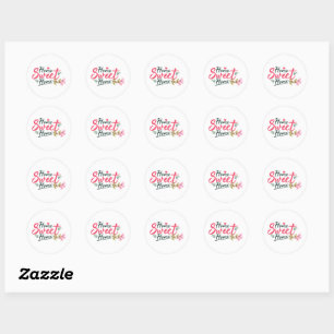 Zuhause Sweet Zuhause Classic Round Sticker