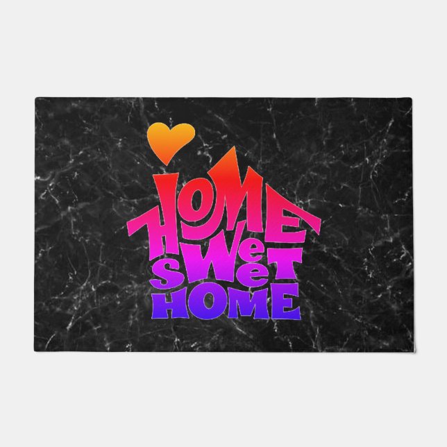 Zuhause Sweet Zuhause Doormat Fußmatte (Vorderseite)