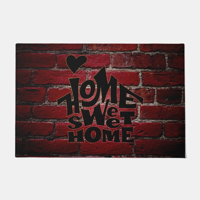 Zuhause Sweet Zuhause Doormat Fußmatte (Vorderseite)