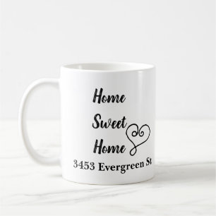 Zuhause Sweet Zuhause Family Housewarming-Geschenk Kaffeetasse