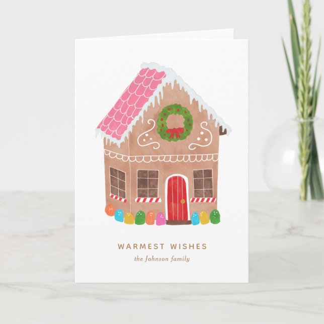 Zuhause Sweet Zuhause Feiertagskarte (Vorderseite)