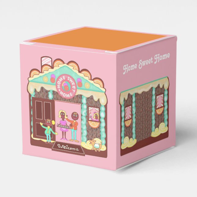 Zuhause Sweet Zuhause Geschenkboxen / Doll Haus Geschenkschachtel (Vorderseite)