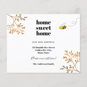 Zuhause-Sweet-Zuhause-Hummel-Bewegungsanzeige Flyer