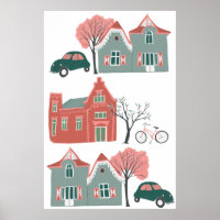 Zuhause Sweet Zuhause Illustration
