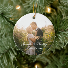 Zuhause Sweet Zuhause Individuelle Name und Foto Keramik Ornament