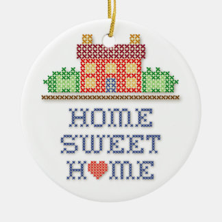 Zuhause Sweet Zuhause Keramik Ornament