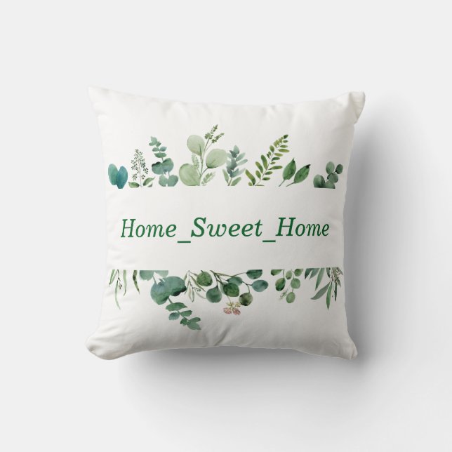 Zuhause_Sweet_Zuhause Kissen (Vorderseite)