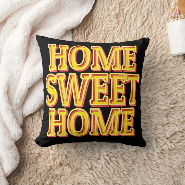 Zuhause Sweet Zuhause Kissen (Decke)