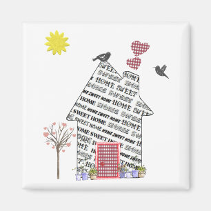 Zuhause Sweet Zuhause Kühlschrankmagnet - Neues Z Magnet