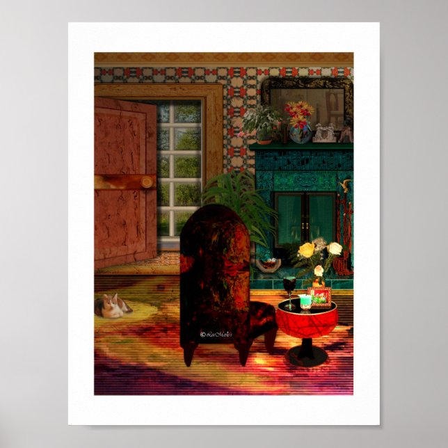 Zuhause Sweet Zuhause LeeMarie's Creative Design P Poster (Vorne)