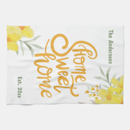 Zuhause Sweet Zuhause New Homeowner Housewarming H Geschirrtuch