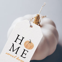 Zuhause Sweet Zuhause | Orange Pumpkin | Herbstsai Geschenkanhänger