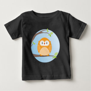 ZUHAUSE SWEET ZUHAUSE :: Owl in einem Baum 4 Baby T-shirt