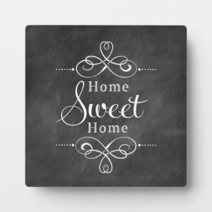 Zuhause Sweet Zuhause Plaque Fotoplatte