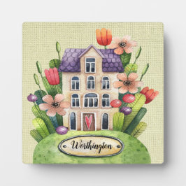 Zuhause Sweet Zuhause Plaque Fotoplatte