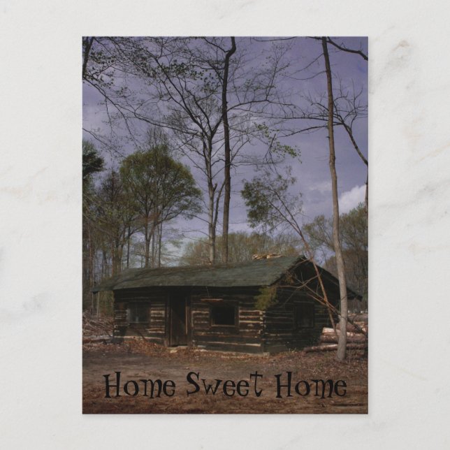 Zuhause Sweet Zuhause Postkarte (Vorderseite)