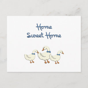 Zuhause Sweet Zuhause Postkarte