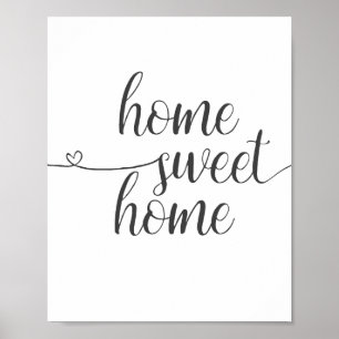 Zuhause Sweet Zuhause Print Poster