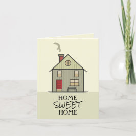 Zuhause Sweet Zuhause Quote House Karte