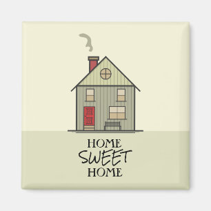 Zuhause Sweet Zuhause Quote Niedlich House Magnet