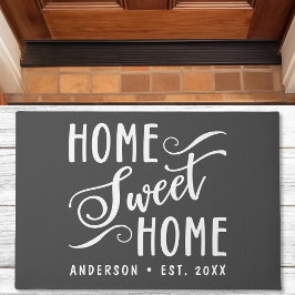 Zuhause Sweet Zuhause Rustic Moderne Elegante Fami Fußmatte