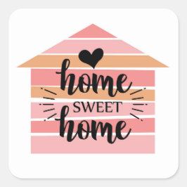 Zuhause Sweet Zuhause Square Sticker