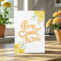 Zuhause Sweet Zuhause Summer Blume Chic Housewarmi