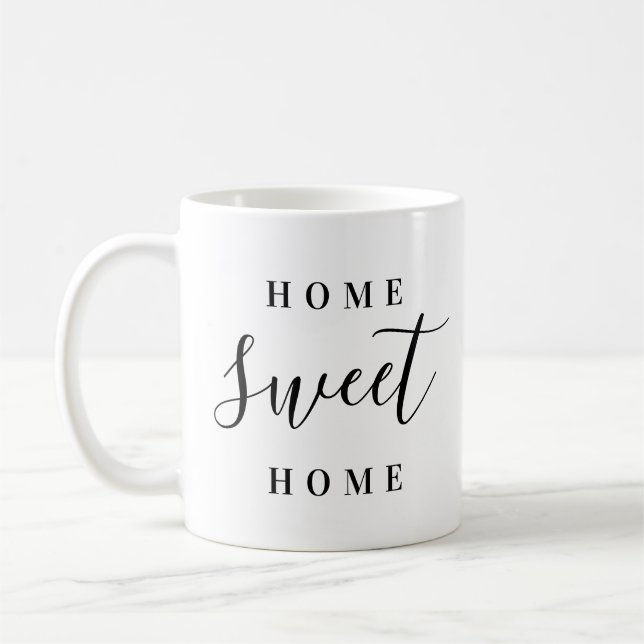 Zuhause Sweet Zuhause Tasse (Links)